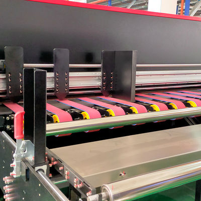 Máquina imprimindo corrugada Digitas das caixas para a venda Shortrun