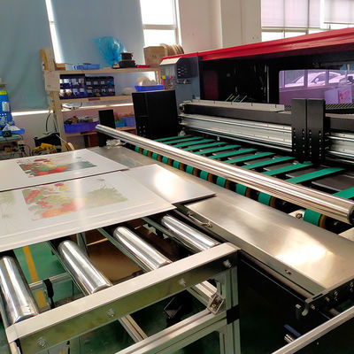 Impressora a jato de tinta Services Digital Printing do grande formato em caixas onduladas