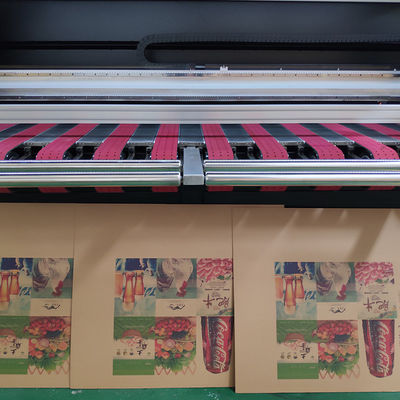 Impressora a jato de tinta ondulada Inkjet Corrugated Printer da caixa do cartão 2500mm que alimentam