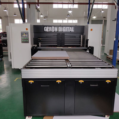 a produção corrugou a impressora a jato de tinta Press de Digitas da máquina imprimindo de Digitas