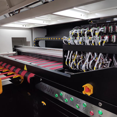 Auto Digital máquina imprimindo ondulada de alimentação de Cmyk inteligente