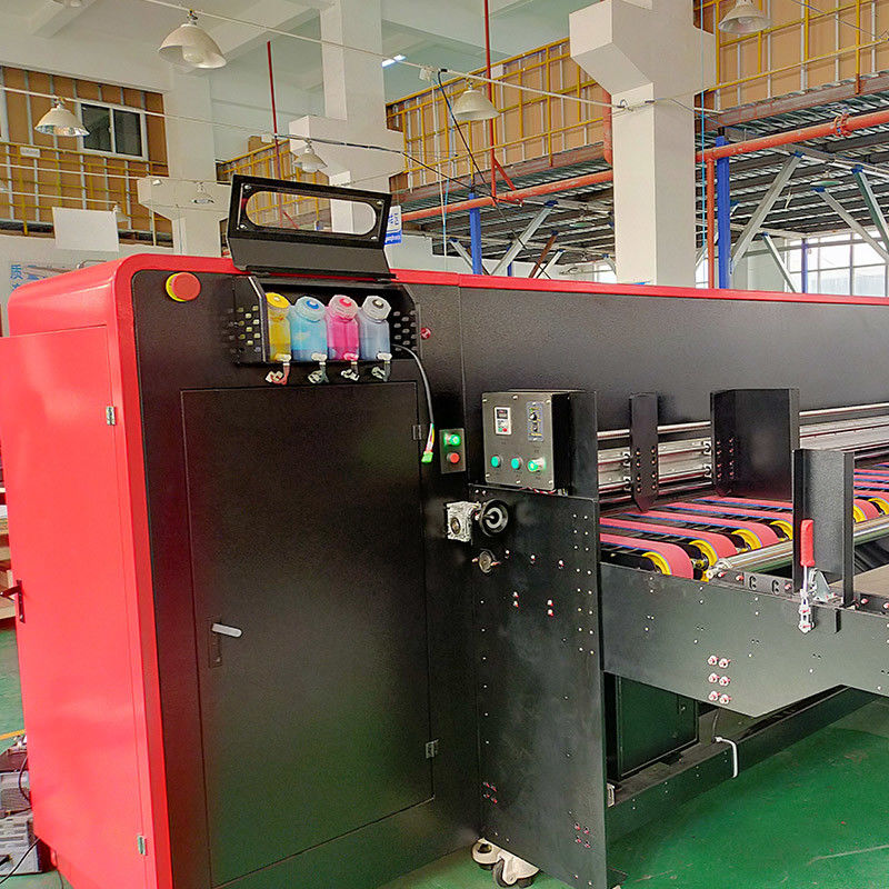 Máquina imprimindo automática de Digitas para caixa ondulada Eco amigável